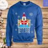 Cocaine Santa Let It Snow Ugly Christmas Sweater
