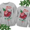 Custom For Family Airplane And Merry Christmas Ugly Christmas Sweater