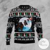 Newfoundland Santa On Highway Ugly Christmas Sweater